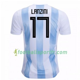 Tenue Argentine Lanzini 17 Domicile Coupe du monde 2018 Maillot de Foot
